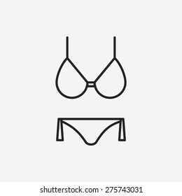 bikini line icon