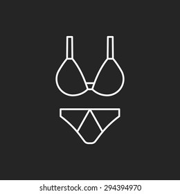 bikini line icon