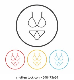 bikini line icon