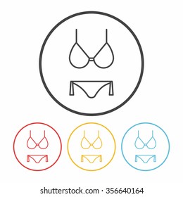 bikini line icon