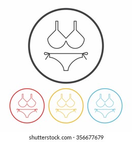 bikini line icon