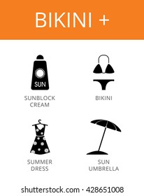Bikini Plus Icons Set
