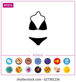 Bikini swimsuit icon