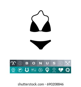 Bikini swimsuit icon
