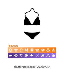 Bikini swimsuit icon