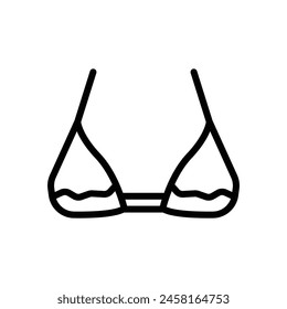 elemento de diseño de icono de bikini