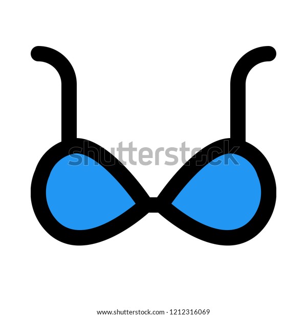 Bikini Top Bra Stock Vector (Royalty Free) 1212316069 Shutterstock