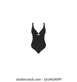 Bikini underwear or swimsuit vector icon illustration design 