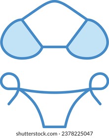 bikini vector design icon for download. Eps