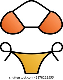 bikini vector design icon for download. Eps