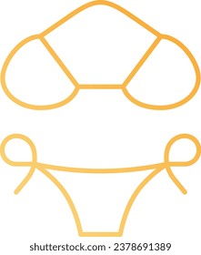 bikini vector design icon for download. Eps