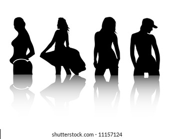 bikini vector girls