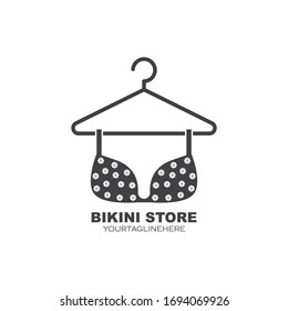 diseño de ilustración de icono vectorial bikini 