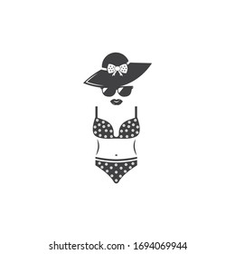 bikini vector icon illustration design 
