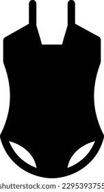 ilustración bikini Vector sobre un fondo transparente. Símbolos de calidad superior. Iconos vectoriales de glifos para diseño de conceptos y gráficos. 
