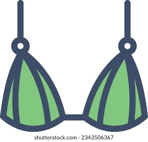 bikini Vector illustration on a transparent background.Premium quality symmbols.Stroke vector icon for concept and graphic design. 

 