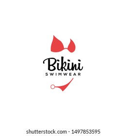 Bikini Wear Logo Design Vector
