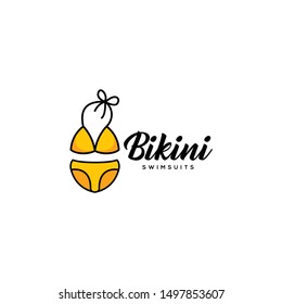 Bikini Wear Logo Design Vector