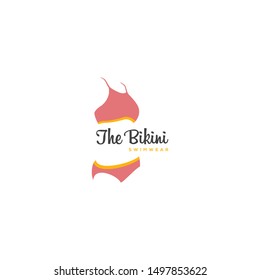 Bikini Wear Logo Design Vector