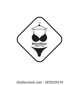 Bikini Wear Logo Design Vector
