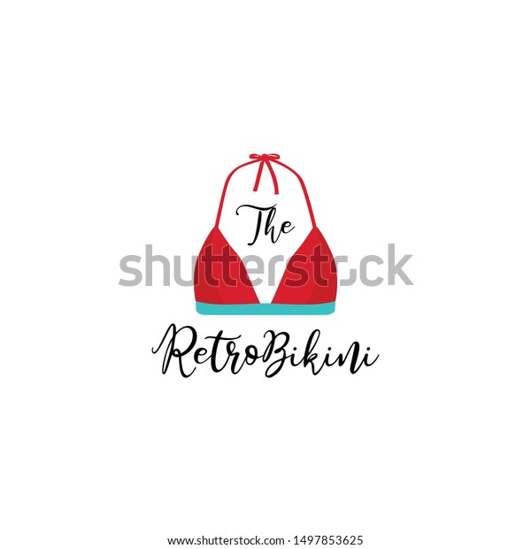 Bikini Wear Logo Design Vector Stock Vector Royalty Free 1497853625 Shutterstock