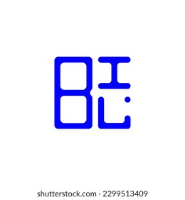 BIL letter logo creative design with vector graphic, BIL simple and modern logo.