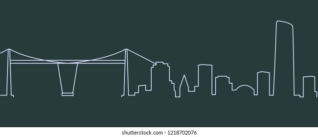 Bilbao Single Line Skyline