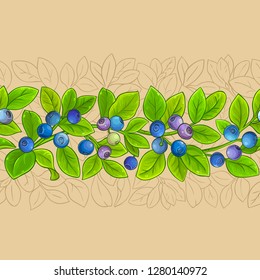 bilberry vector pattern