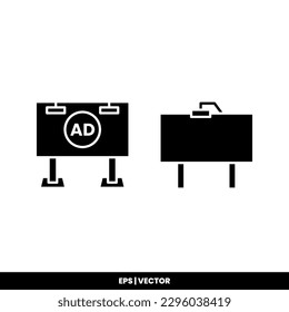 Bilboard icon vector illustration logo template for many purpose. Isolated on white background.