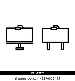 Bilboard icon vector illustration logo template for many purpose. Isolated on white background.