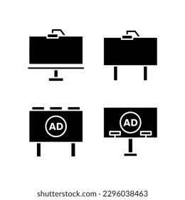 Plantilla de logotipo de ilustración de vector de icono de tablero para muchos fines. Aislado sobre fondo blanco.