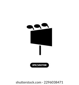 Bilboard icon vector illustration logo template for many purpose. Isolated on white background.