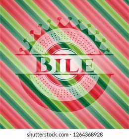 Bile christmas badge.