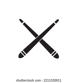 Biliard Cue Icon Vector Illustration Flat Design Trendy