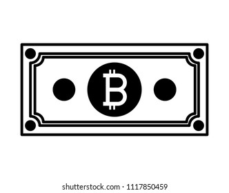 bill bitcoin commerce technology icon