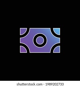 Bill blue gradient vector icon