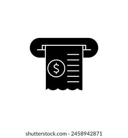 bill concept line icon. Simple element illustration. bill concept outline symbol design.