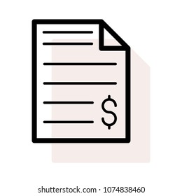  bill document dollar 