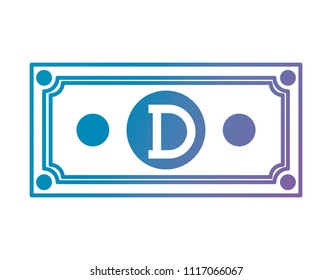 bill dogecoin commerce technology icon