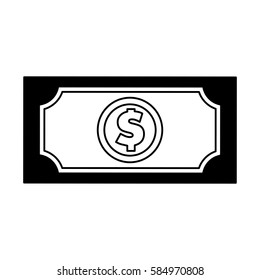 bill dollar isolated icon