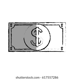 bill dollar isolated icon