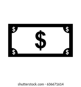 bill dollar isolated icon