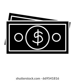 bill dollar isolated icon