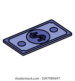 bill dollar money isometric