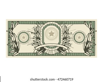 bill dollar print seal isolated icon vector illustration design