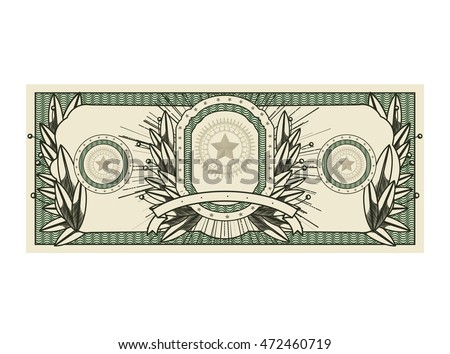 bill dollar print seal isolated icon vector illustration design