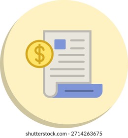 Icono de estilo de círculo plano