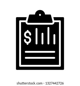 bill glyph icon