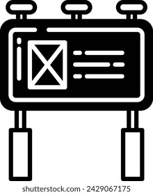 bill glyph and line vector illustration