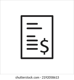 bill icon art minimalist design